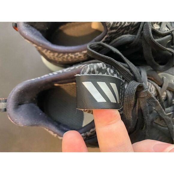 Adidas Alpha Bounce Black/Leopard Athletic Shoes Womens Size 7 CLU 600001 - Picture 10 of 13